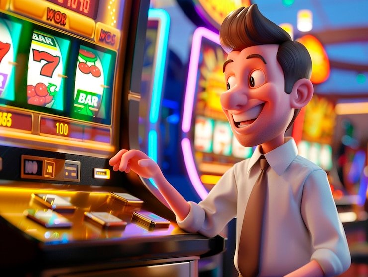 Ilustrasi pengguna menikmati hiburan sports dan casino secara nyaman di perangkat mobile